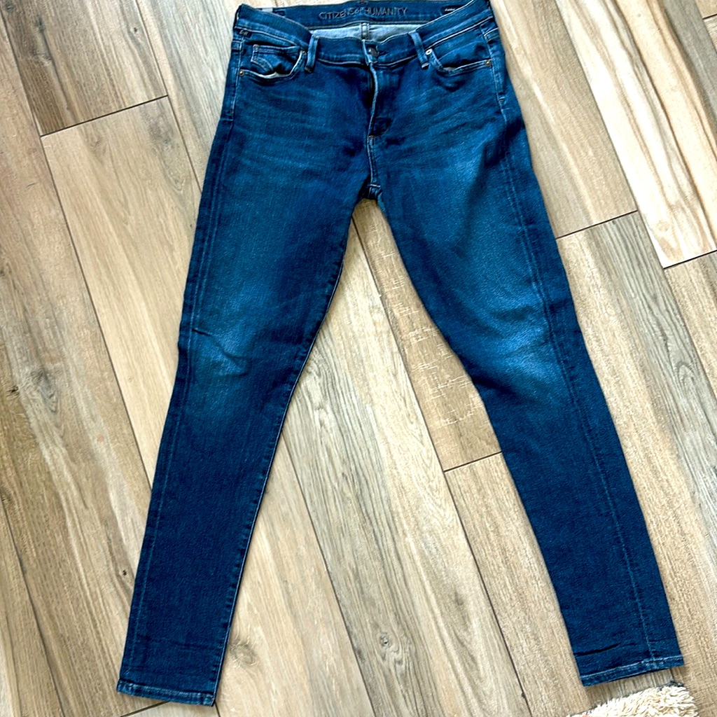 Clean Non Distressed Dark Skinny Jeans